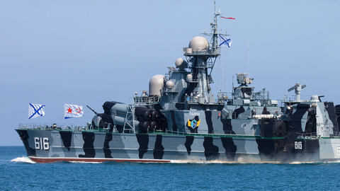 Морской беспилотник уничтожили на подходе к российскому кораблю