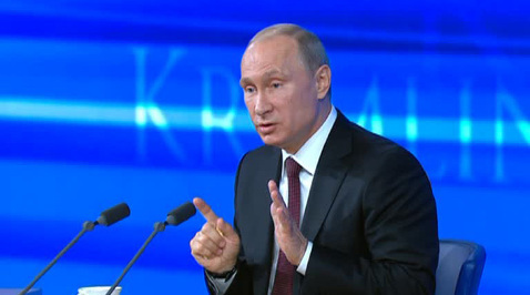 "Неформатные" высказывания на пресс-конференции Путина