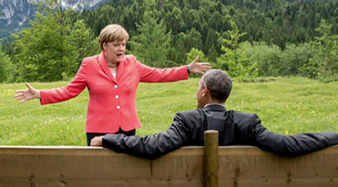 G7: самолюбование и танцующая Меркель