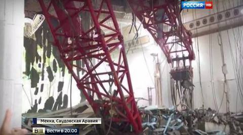 В Мекке рухнул башенный кран: погибли десятки паломников