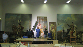 Лаборатория научной реставрации станковой живописи. Фото сайта Государственного Эрмитажа 