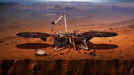 19 декабря 2018 года InSight установил сейсмометр SEIS на поверхность Марса на расстоянии в 1,6 метра от посадочной платформы.