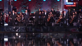 Сергей Безруков, Константин Хабенский, Михаил Пореченков, Сергей Гармаш. "Вечная слава героям" – фрагмент из поэмы "Реквием", Р. Рождественский