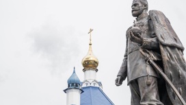Во владимирской деревне установили 3-метровый памятник Николаю II