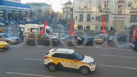 На проспекте Мира в Москве произошло серьезное ДТП
