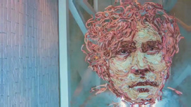 Уфимская художница создала уникальный портрет героя сериала "Игра в кальмара"