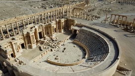 В сирийской Пальмире начали восстановление Триумфальной арки
