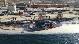 В порту Приморья краболов "Акванавт" затонул максимально близко к берегу