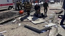 Камеры зафиксировали падение "Точки-У" в центре Донецка