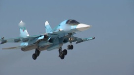 Су-34 уничтожили склады с вооружением ВСУ