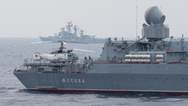 Моряки с крейсера "Москва" продолжат службу на флоте