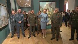 Шойгу открыл экспозицию о героях войны в Государственном историческом музее