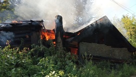 Во Владимирской области при пожаре пострадала женщина