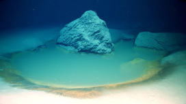 Морской рассол представляет собой концентрированный раствор соли, который может образовываться в морском льду или в пещерах и впадинах Мирового океана.