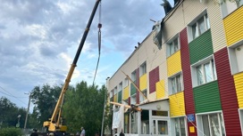 Ураган в Волгоградской области сорвал крышу детского сада