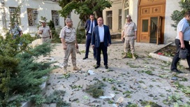 Губернатор Севастополя показал кадры из атакованного штаба ЧФ