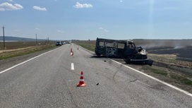 Шесть человек погибли в лобовом ДТП с микроавтобусом на Ставрополье