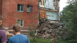 Пятиэтажный дом обрушился в Омске