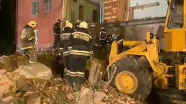 В Омске завершили разбор завалов на месте обрушения стены пятиэтажки