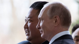 Владимир Путин поздравил Ким Чен Ына с годовщиной освобождения Кореи