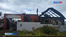 Из-за сварочных работ сгорел гараж с автомобилем в п. Новом в Марий Эл
