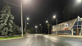 В Брянске модернизировали освещение на улице Камозина