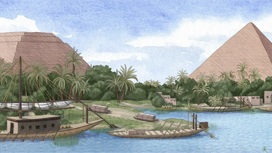 Камни для постройки пирамид в Гизе могли доставляться по ныне исчезнувшей реке