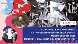 Политическая карта мира на пороге Второй Мировой войны