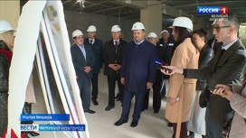 Губернатор Новгородской области Андрей Никитин посетил строительные площадки социальных объектов в Малой Вишере