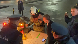 Ночные учения пожарных прошли в одном из торговых центров Иркутска
