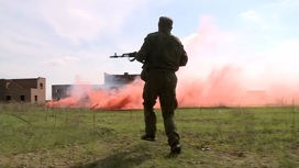 Под Волгоградом мобилизованные проходят специальную огневую подготовку