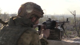 Донбасский фронт. Батальон «Сомали" штурмует украинские укрепрайоны