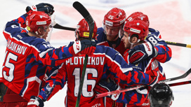 Хоккеисты ЦСКА забросили три безответные шайбы в ворота "Сибири"