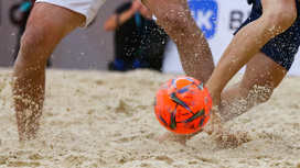 В Москве стартовал международный кубок по пляжному футболу