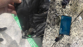 В аэропорту Алма-Аты у пассажира взорвалось зарядное устройство в кармане