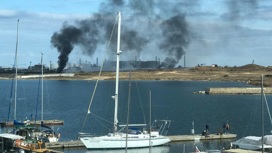 Военный корабль получил повреждения в ходе атаки дронов в Севастополе