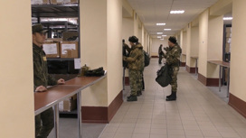 Еще одну группу мобилизованных экипировали в учебном центре Минобороны в Волгоградской области