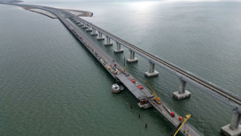 Автомобильная часть Крымского моста восстановлена в рекордный срок