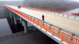 В Устьянах открыли новый мост