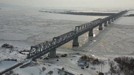 Россия и Китай открыли железнодорожный мост через Амур