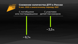Россия в цифрах. Безопасность на дорогах