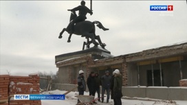 Городские власти Великого Новгорода  следят за ходом реставрационных  работ на мемориале "Монумент Победы"