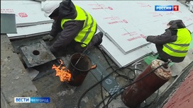 В Белгороде продолжают восстанавливать поврежденную после обстрела многоэтажку