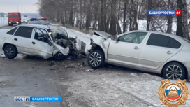 В Башкирии столкнулись Daewoo Nexia и Skoda Octavia: один из водителей погиб