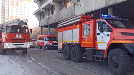 Огнеборцы ликвидировали возгорание в административном здании в Чите