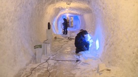 В Тазовском преображается самый зимний в России музей вечной мерзлоты