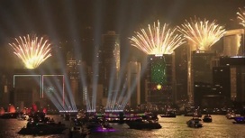 Австралия, Китай, Гонконг встретили новый год фантастическими фейерверками