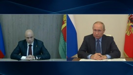 Путин провел встречу с главой Липецкой области