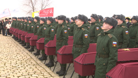На Россошинском военно-мемориальном кладбище перезахоронили останки 180 советских солдат