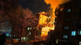 Взрыв газа в доме в Новосибирске